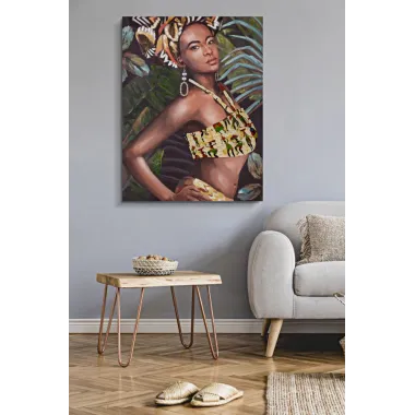 OBRAZ NA PŁÓTNIE KELLY -B- 90X3X120 cm